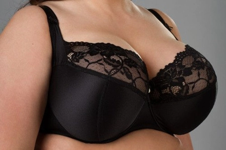 Biustonosz miękki czarny BM Bibi czarny Tulipan