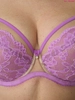 Bra soft lilac with beige BM Lawendowy
