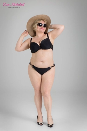 Bra padded black PL Bra for Swimsiut Czarna Mamba