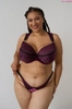 Bra semi-soft brown FB-PL Kołnierzyk