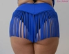 Blue with black high waist to the briefs Charleston