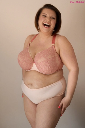 Bra semi-soft coral pink FB-PL Imię Róży