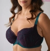 Bra soft green with purple BML Baba Ghanoush