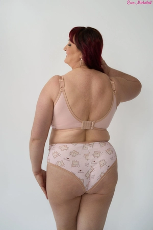 Top without underwires beige Top FB Cotton Sleeping Ciacho