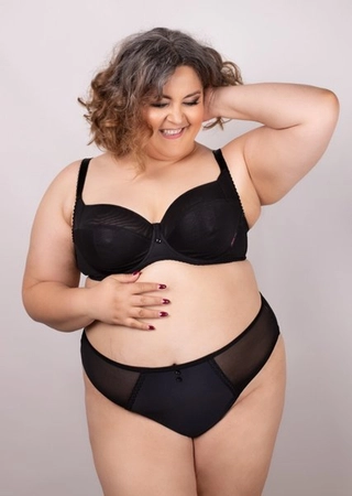 Bra semi-soft black SF Czarny Mat