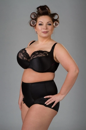 Biustonosz miękki czarny BM Bibi czarny Tulipan