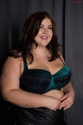 Bra soft black with green BM Galway